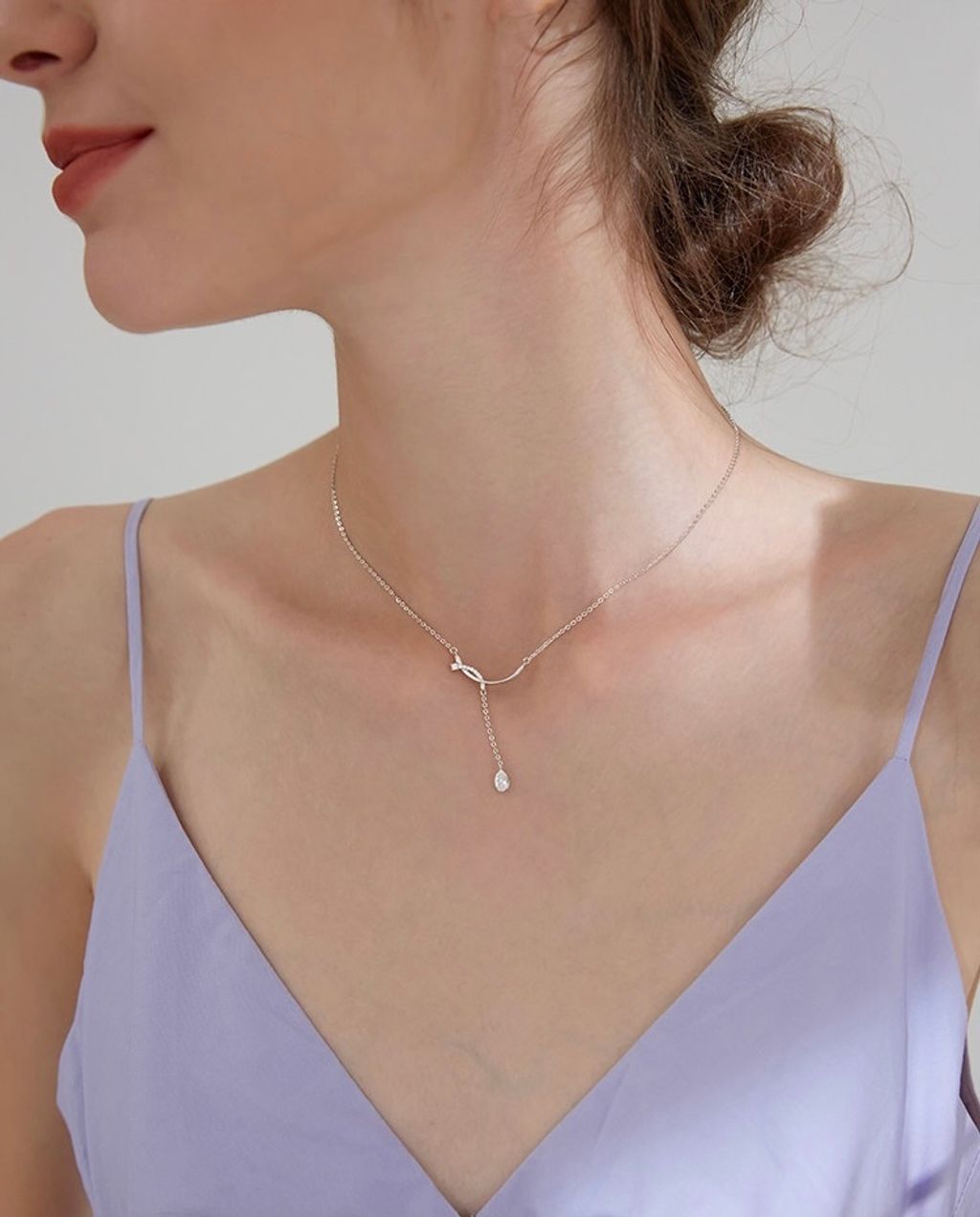 925 Sterling Silver Smile Necklace