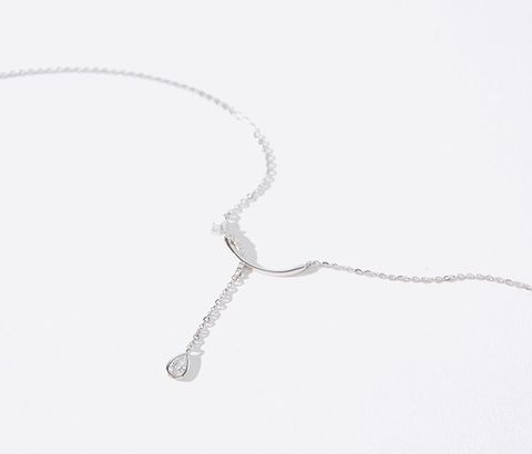 925 Sterling Silver Smile Necklace