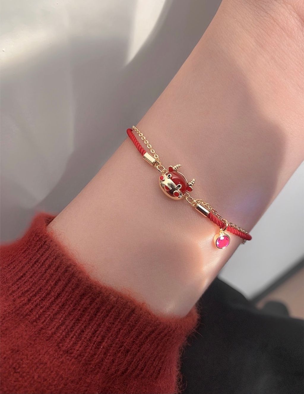 925 Sterling Silver The Cow Bracelet
