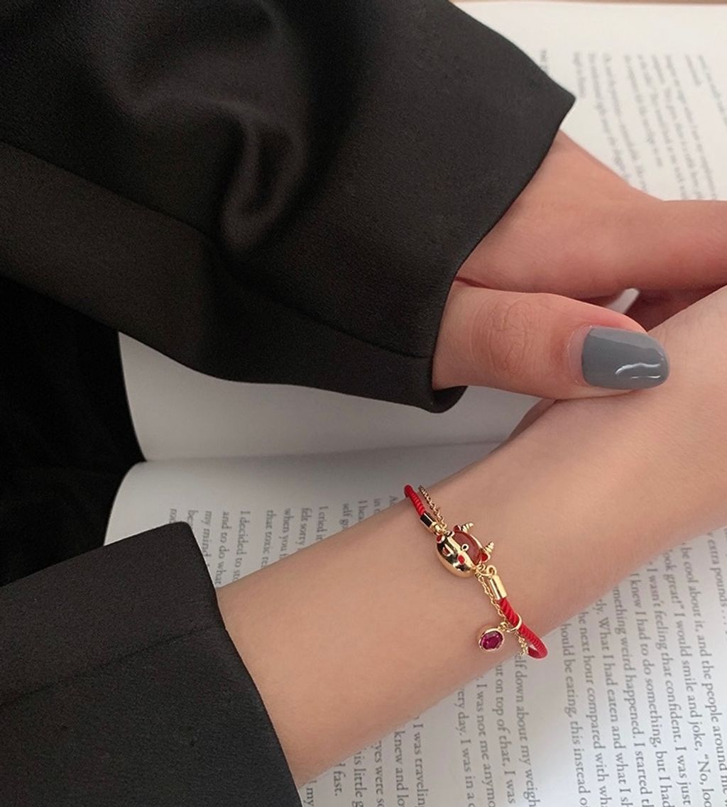 925 Sterling Silver The Cow Bracelet