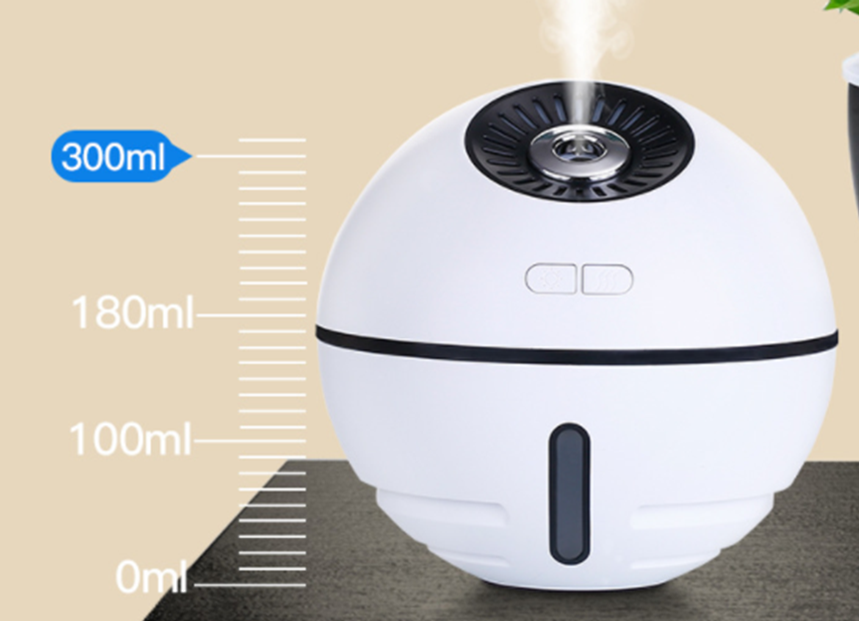 Humidifier with LED Light and USB Fan 1