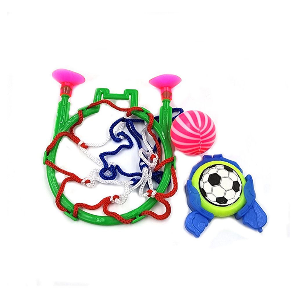 Mini Basket Set with Frisbee Launcher