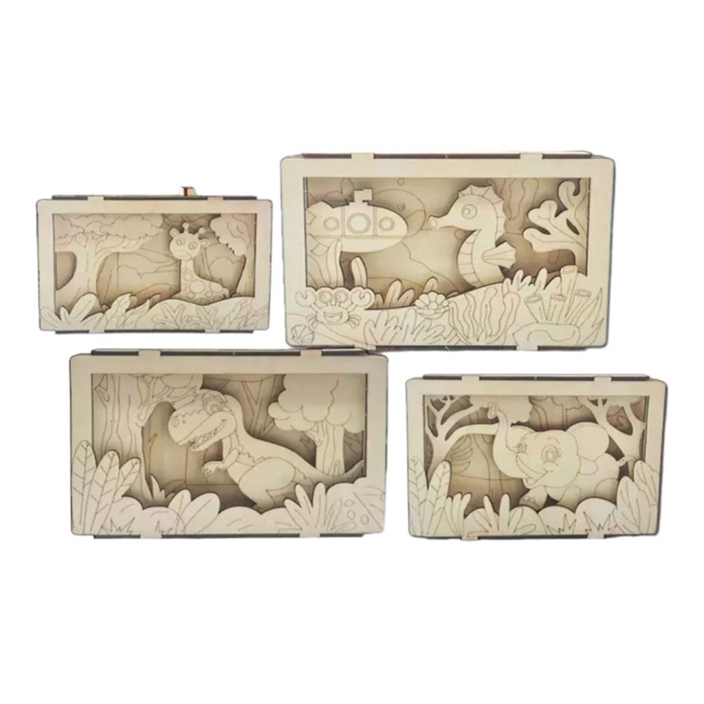3D Wooden Frame Craft 1