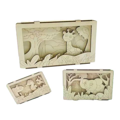 3D Wooden Frame Craft 2