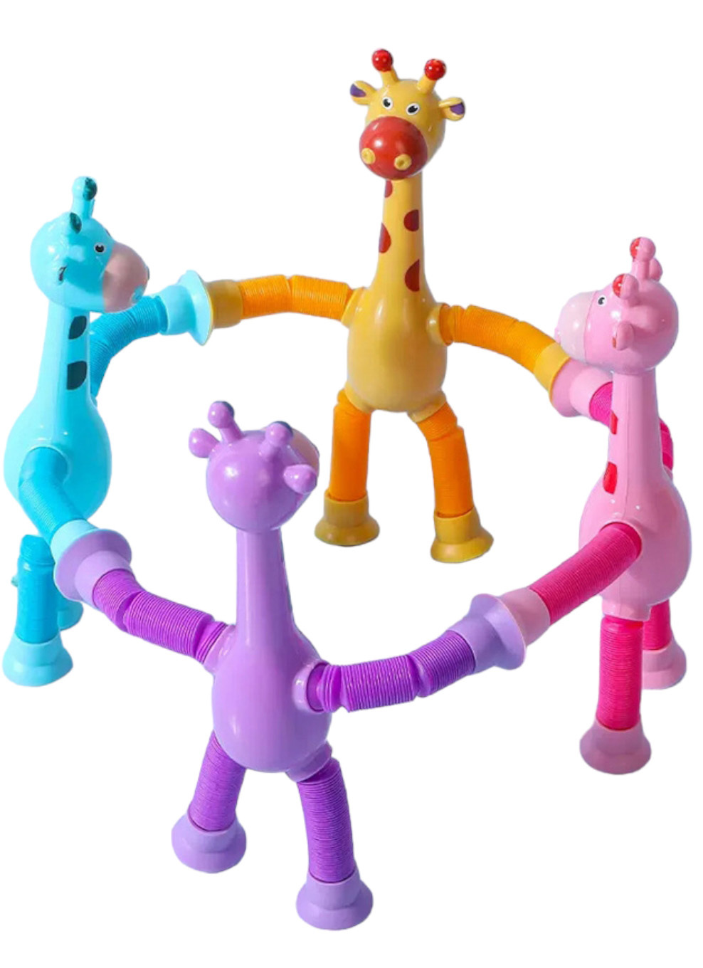 Giraffe tube toy
