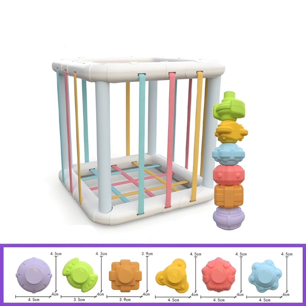 sensory bin - cube