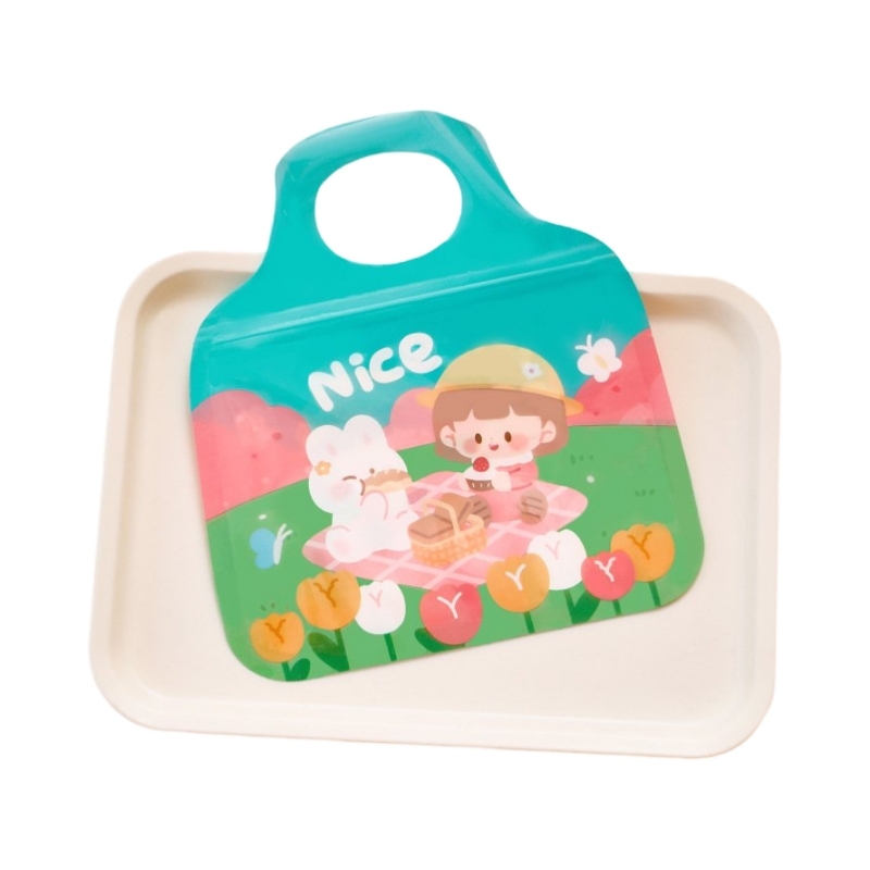 Cute Zip Bag Green 2