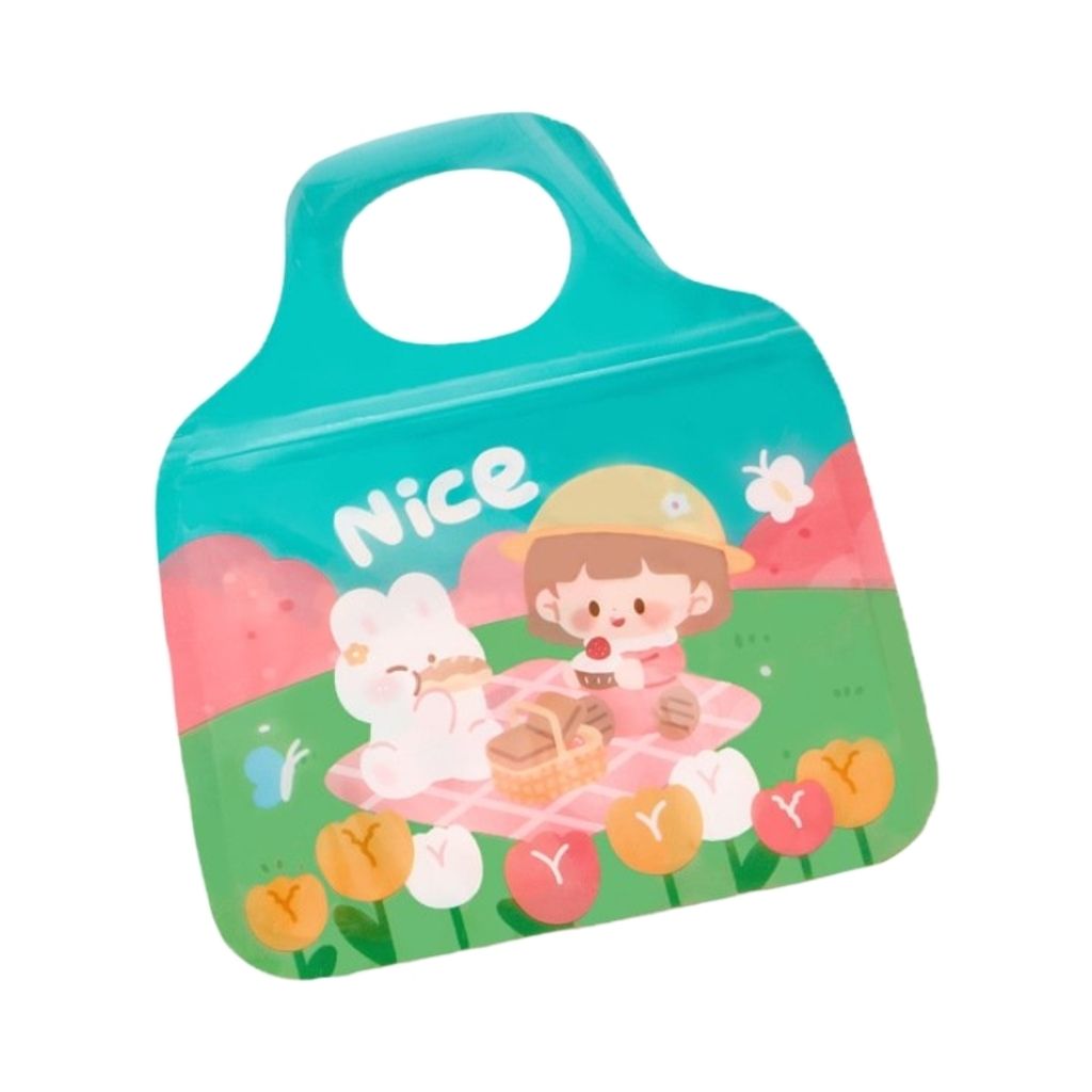 Cute Zip Bag Green