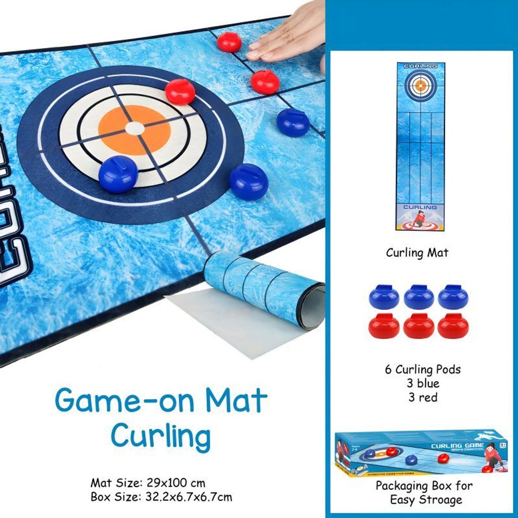 Game-on mat Curling
