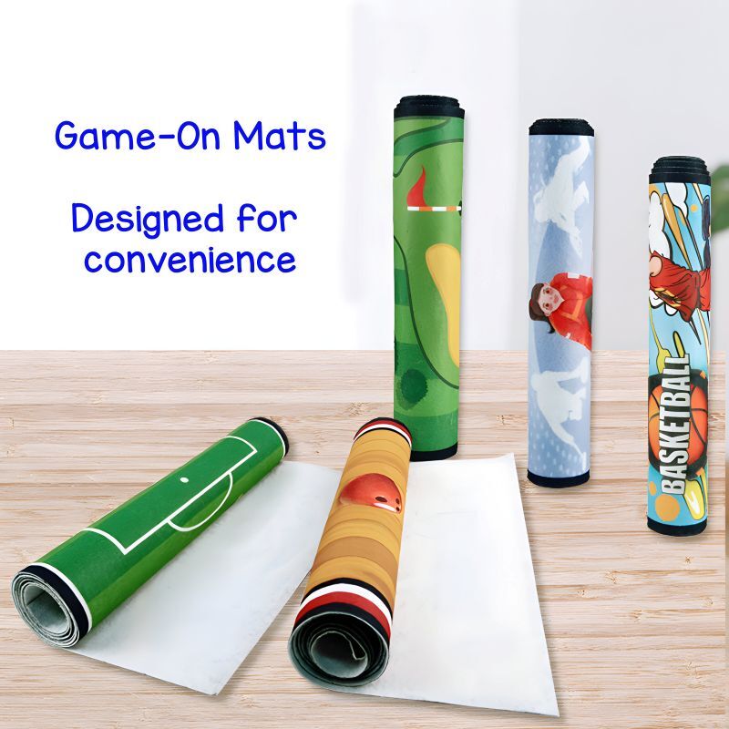 game-on mat rolled up