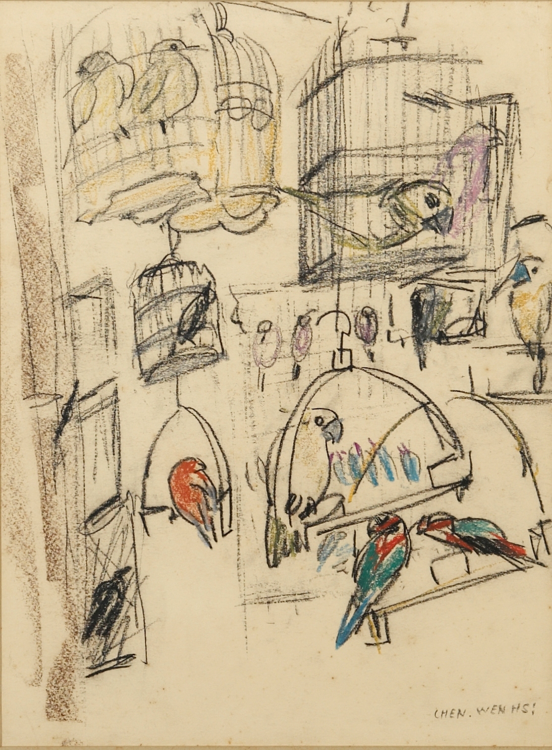 Chen Wen Hsi_Bird Cages_1940s_30x40cm.jpg