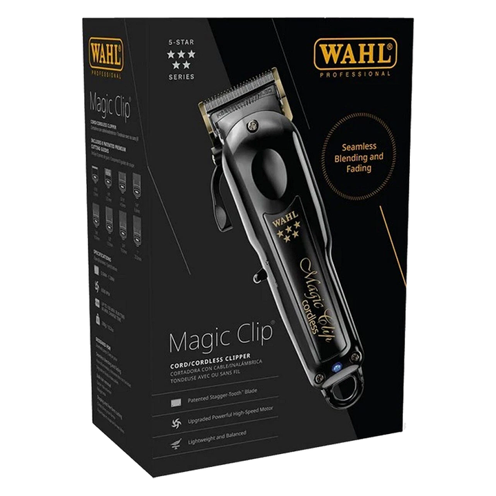 Wahl Magic Clip Cord_Cordless Clipper Black 800