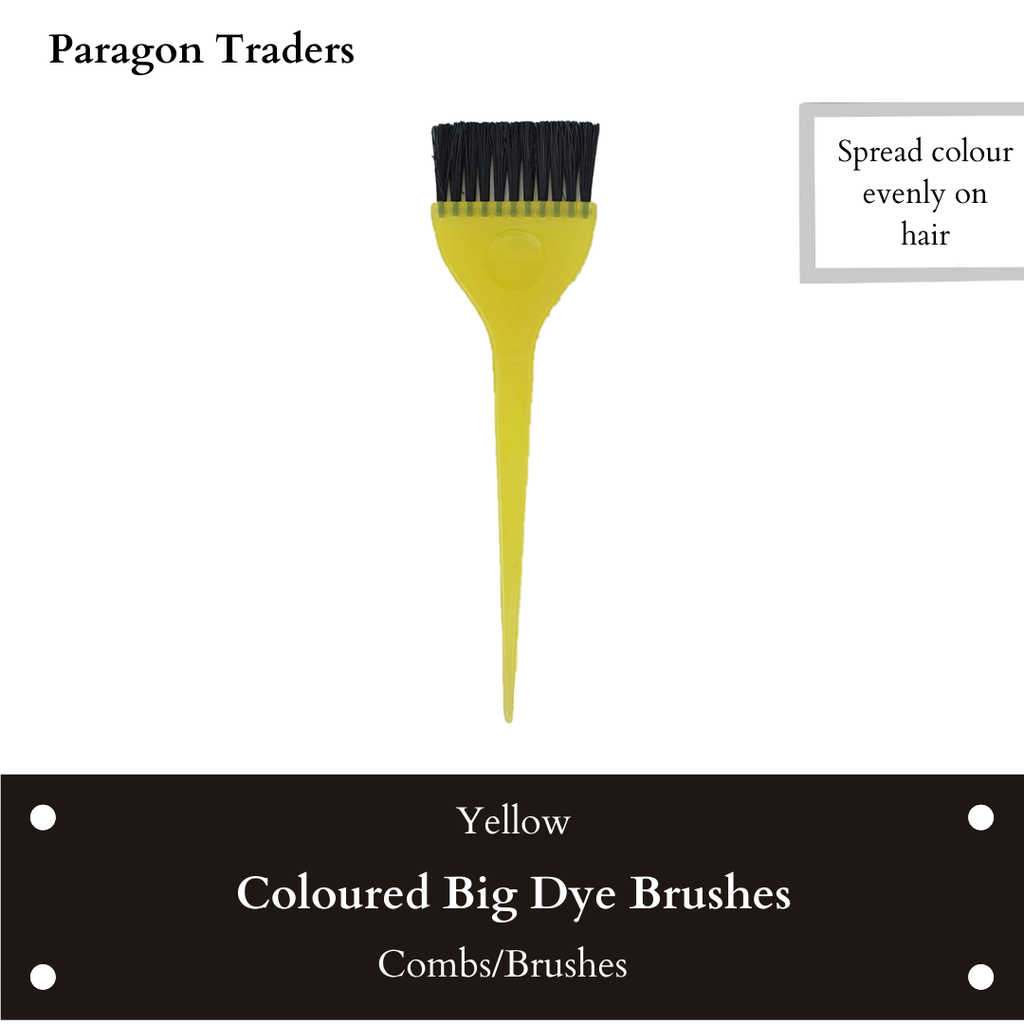Coloured Small Dye Brushes Yellow.png