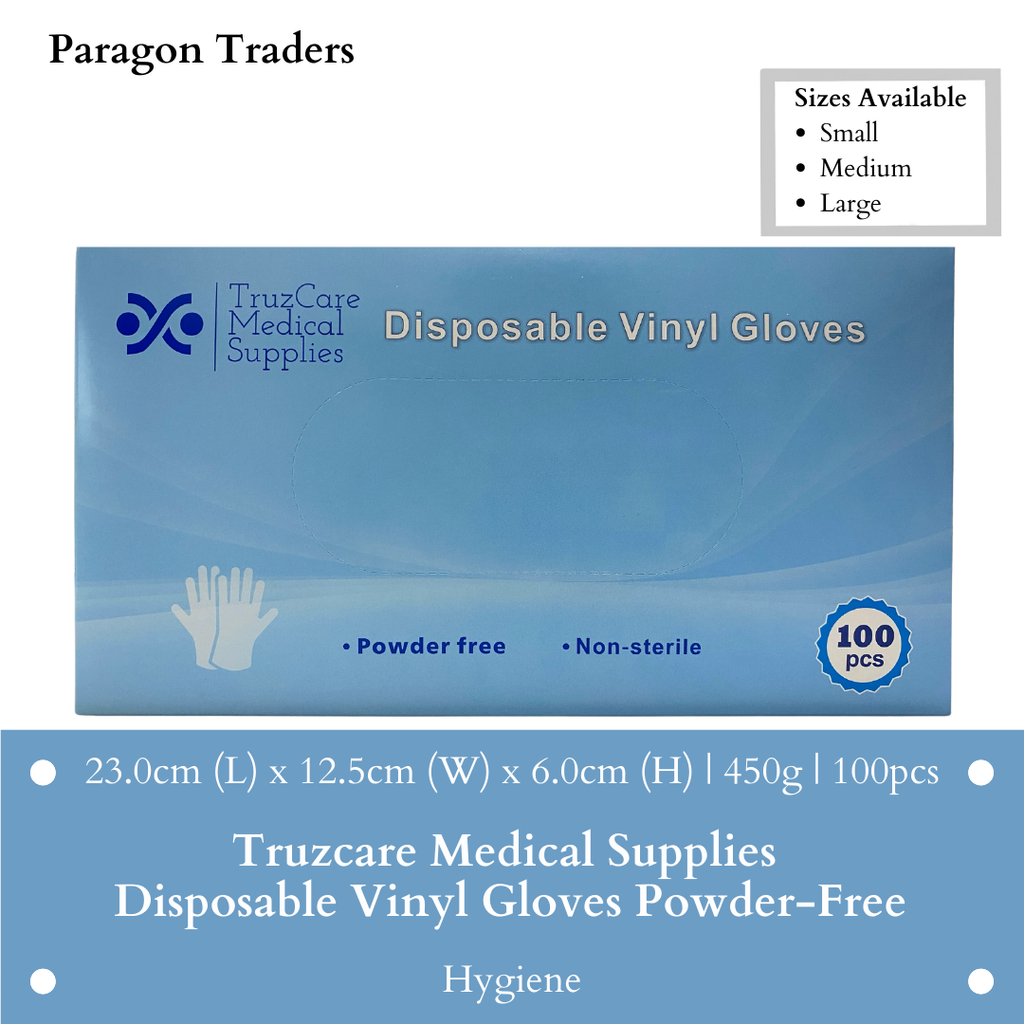 Truzcare Vinyl Gloves Powder Free (3).png