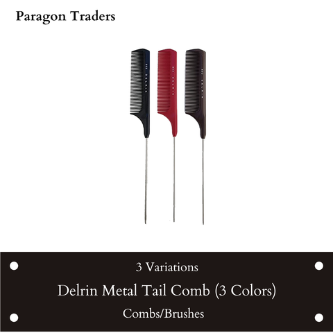 Delrin Metal Tail Comb