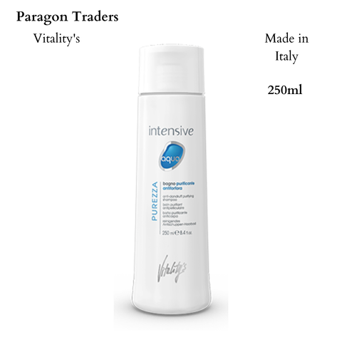 vitality's intensive aqua purezza anti-dandruff purifying shampoo