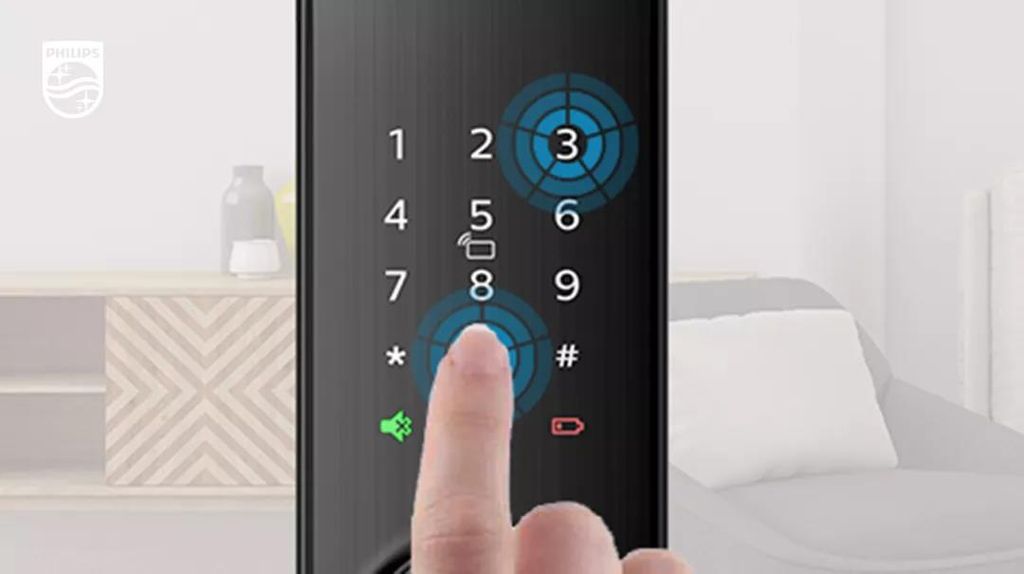 The temporary PIN code of the smart lock is so easy to use! Regret buying late...