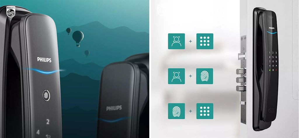How to set the dual verification mode of Philips EasyKey?