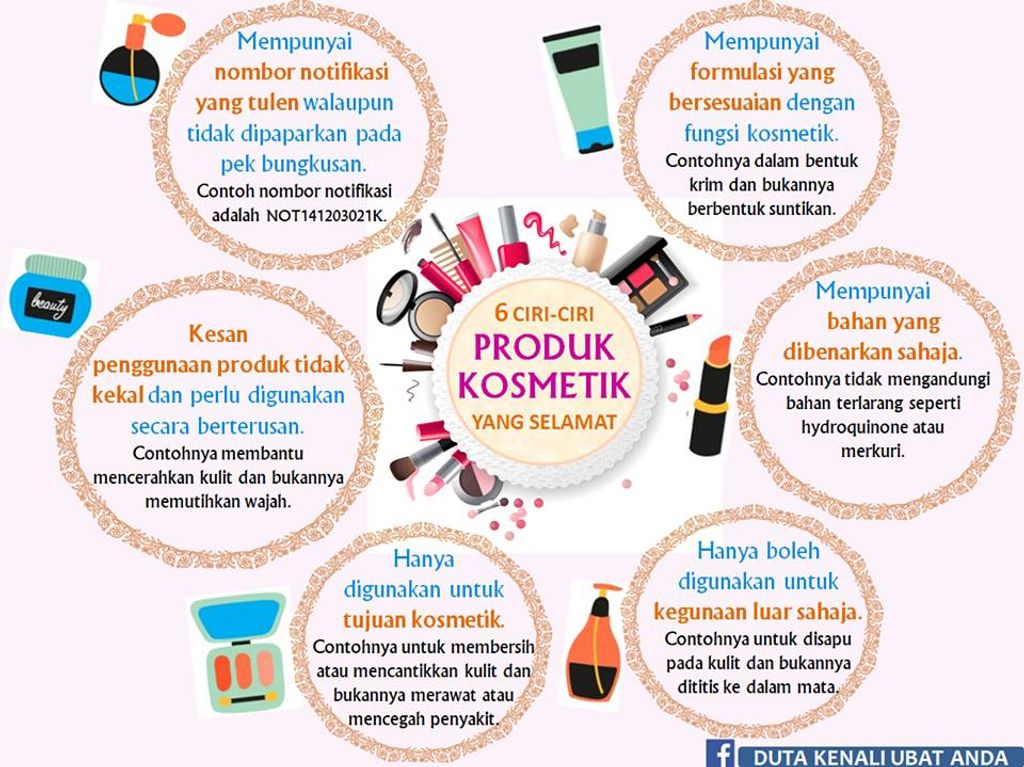 Gambar Ciri-Ciri Produk Kosmetik Yang Selamat