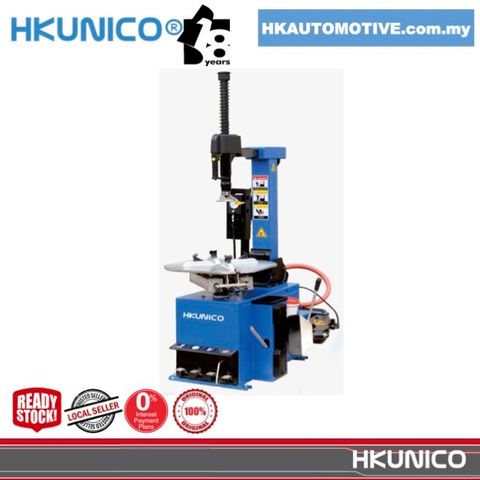 HKUNICO H522 22 inch automatic tyre changer machine for car workshops by HK Automotive Malaysia
