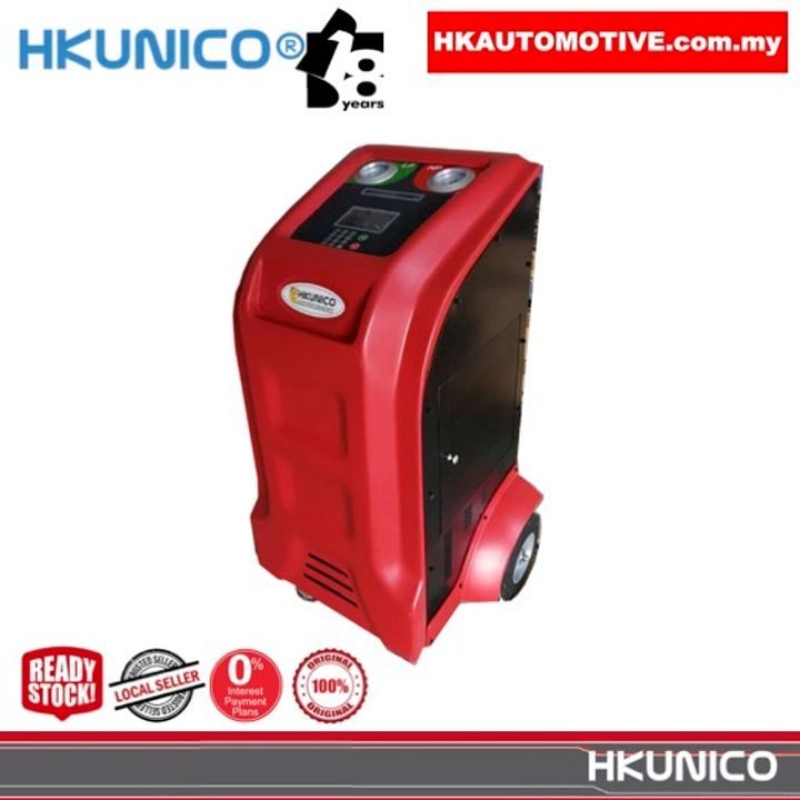 HKUNICO UAC800 Aircond Refrigerant Flushing and Recovery Machine by HK Automotive Malaysia
