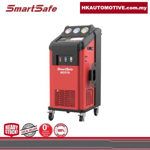 SmartSafe AC519 and Launch VALUE-500Plus Fully Automatic Automotive Air Condition Servicing Machine front view