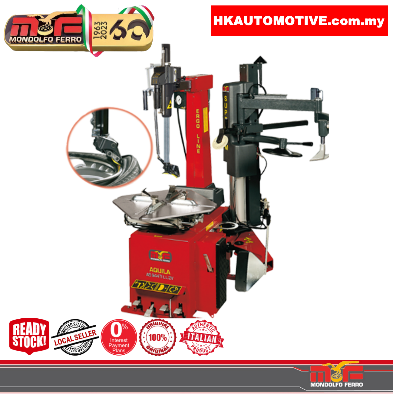 Mondolfo Ferro Tire Changer Parts and Breakdowns – Panzitta