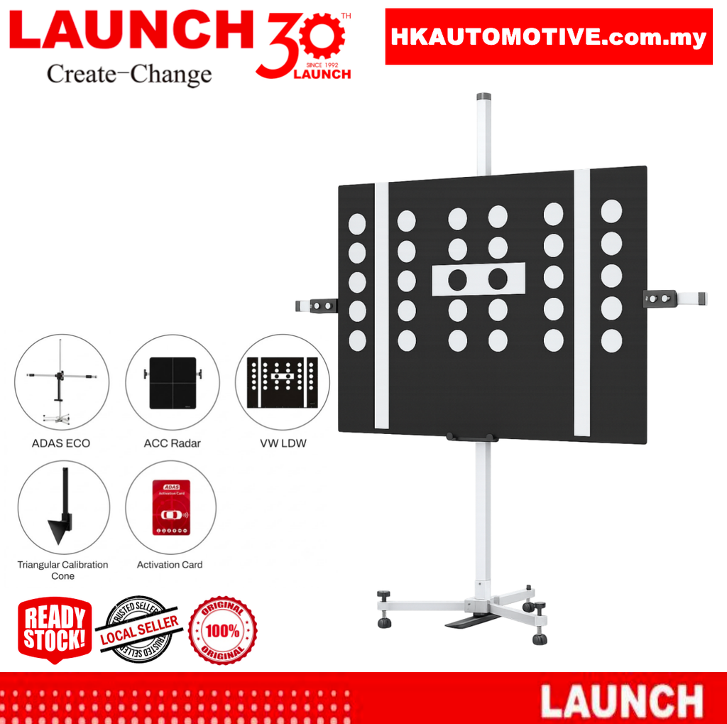 LAUNCH ADAS ECO passenger vehicle calibration equipment toolkit for professional workshop in Malaysia