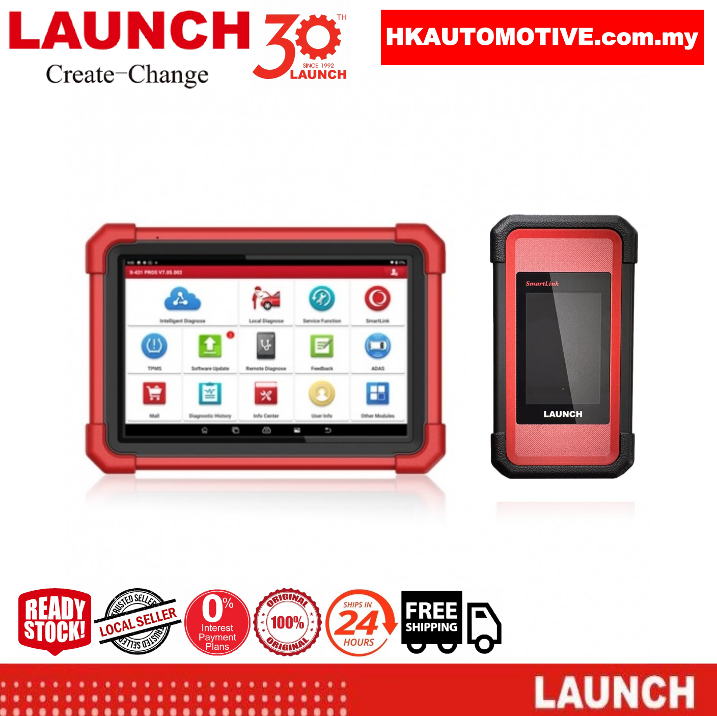 LAUNCH® X431 PRO3 LINK V2.0 Professional Diagnostic Tools – HK
