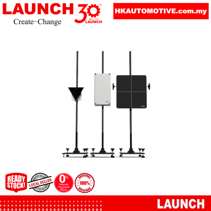 LAUNCH X-431 ADAS RADAR 3-IN-1 Calibration Toolkit for professional car workshop radar calibration.