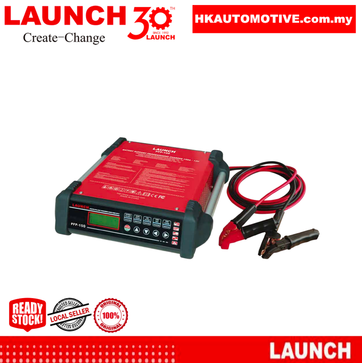 LAUNCH PFP-150 vehicle power stabiliser for automotive ECU programming flash power.