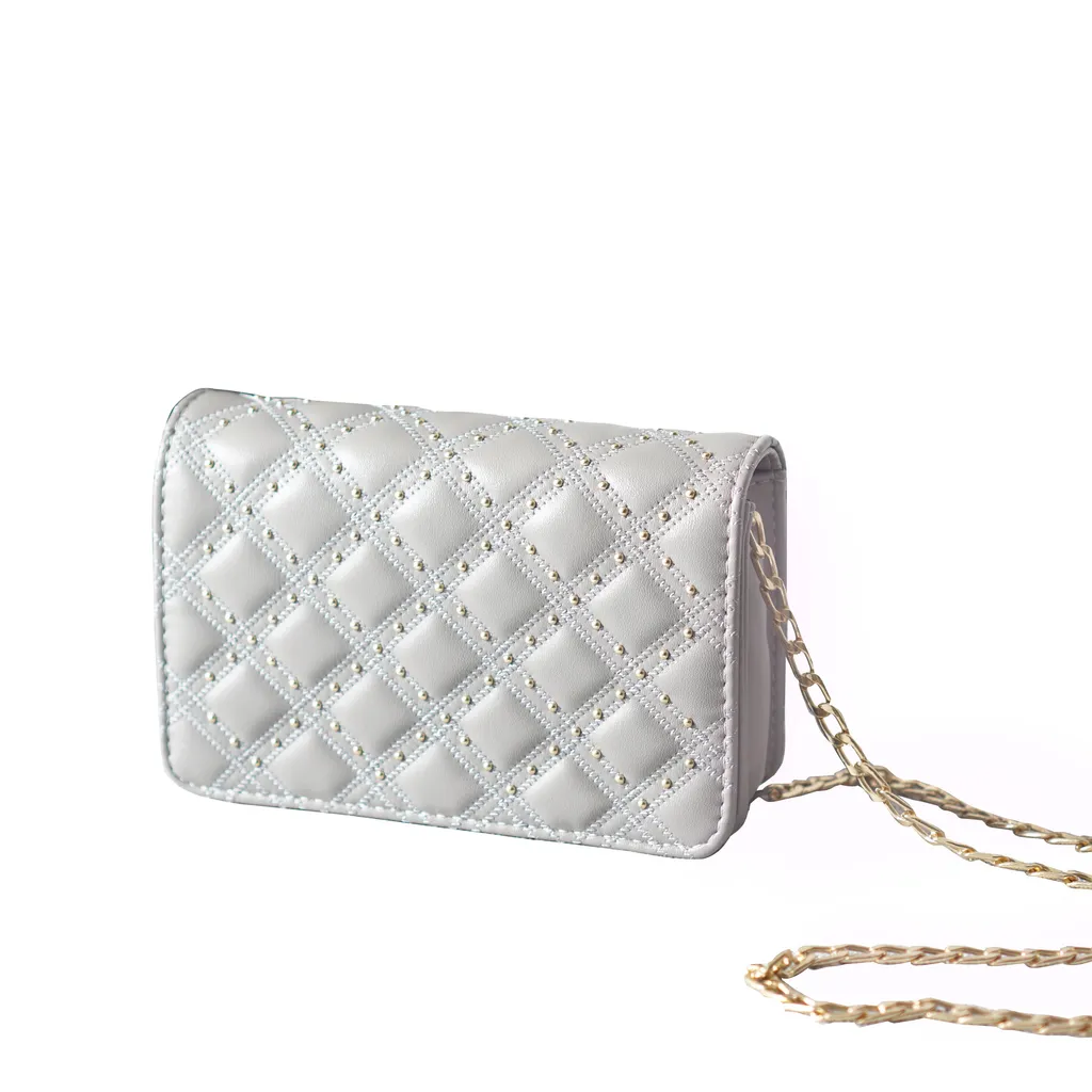 Chloe Clutch Bag Light Grey Bycx Bags Shop