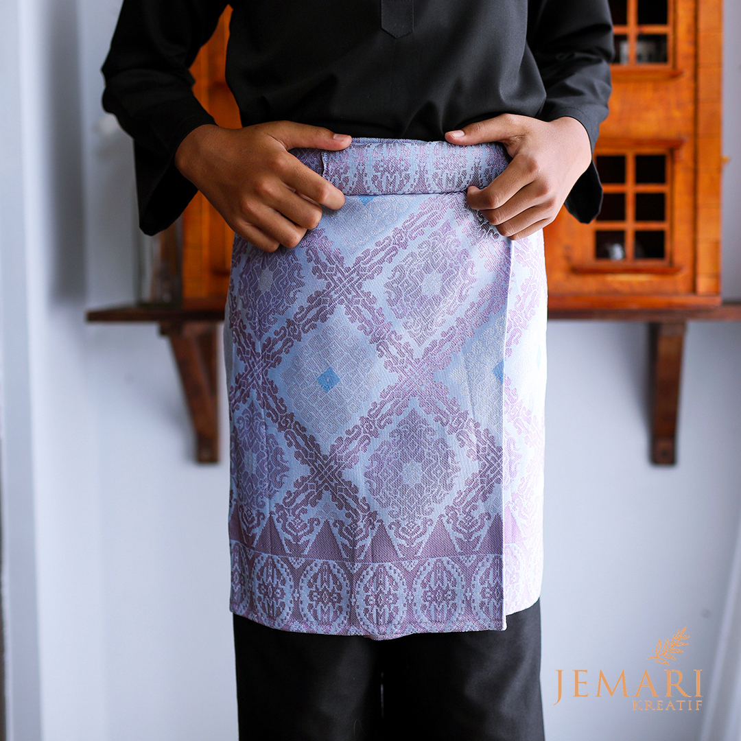 Instant Samping Songket Kids Lilac Jemari Kreatif