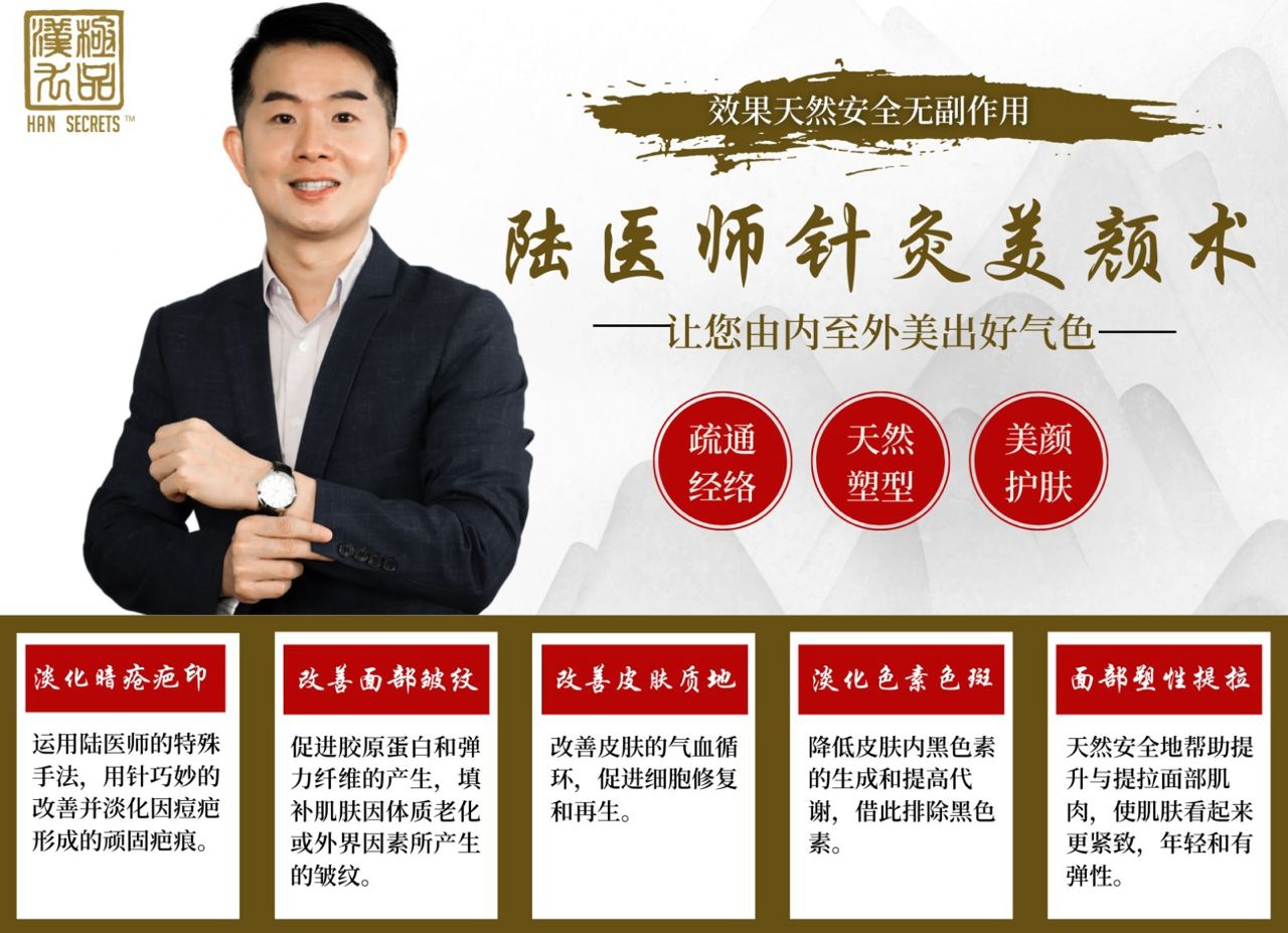 陆汶宗医师针灸美容 Han Secrets Face Acupuncture