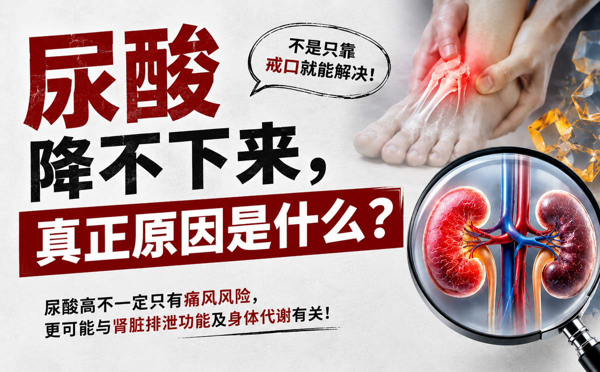 尿酸高不只是痛风！肾脏排泄功能才是关键