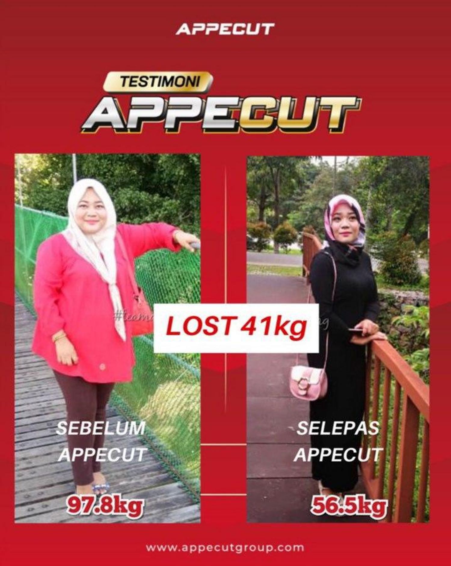 APPECUT SHOP - LOST 41kg