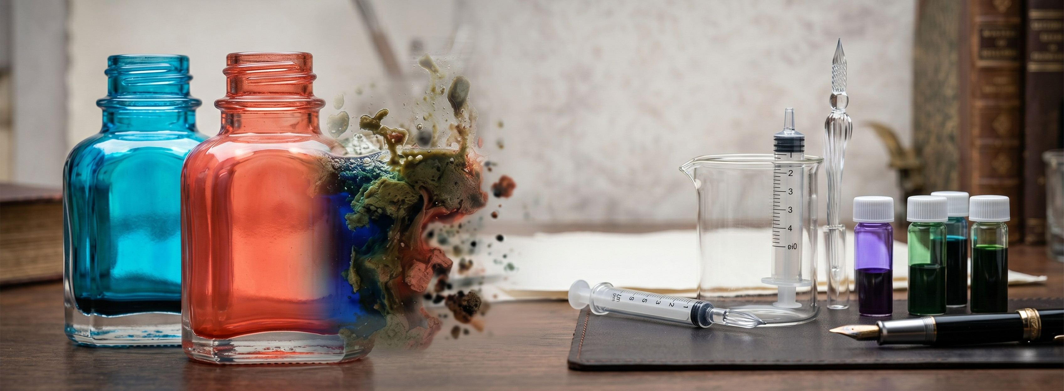 【鋼筆墨水小知識】為什麼墨水不能隨便亂混？別讓你的愛筆成為化學實驗品！