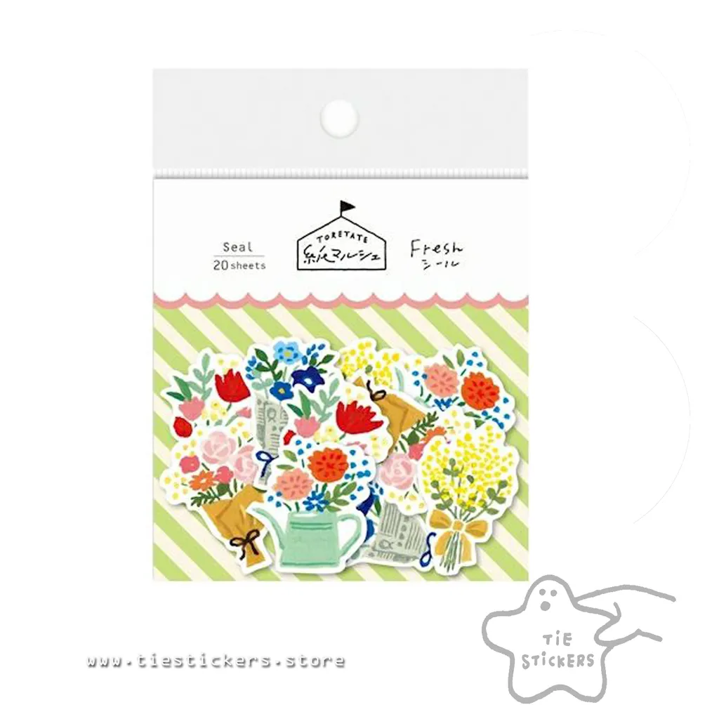 貼1317 街角小花店美濃和紙貼紙包 貼貼紙tie Stickers 貼1317 街角小花店美濃和紙貼紙包 貼貼紙tie Stickers