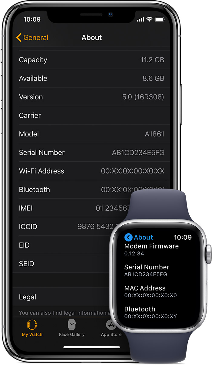 where to find serial number on iphone