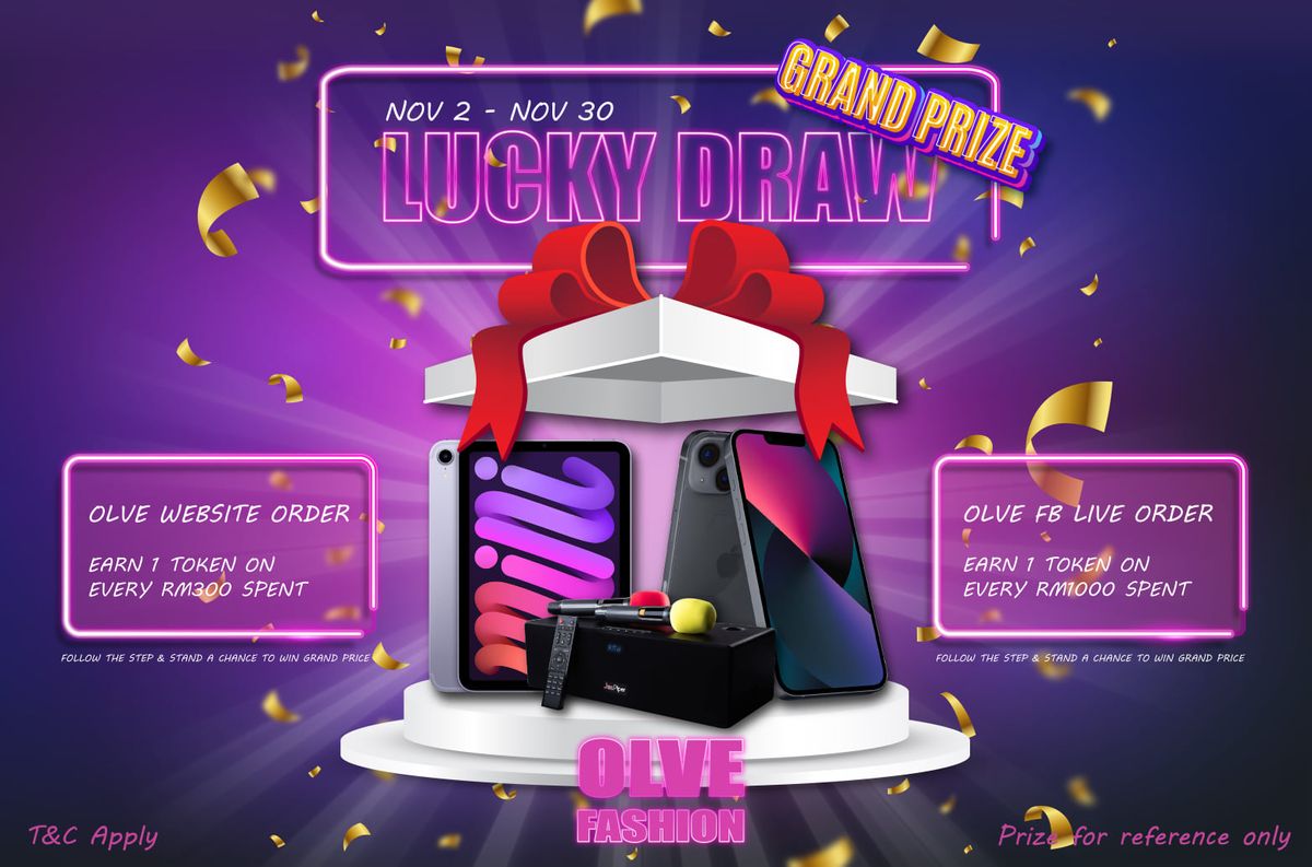 OLVE 4th Anniversary Lucky Draw