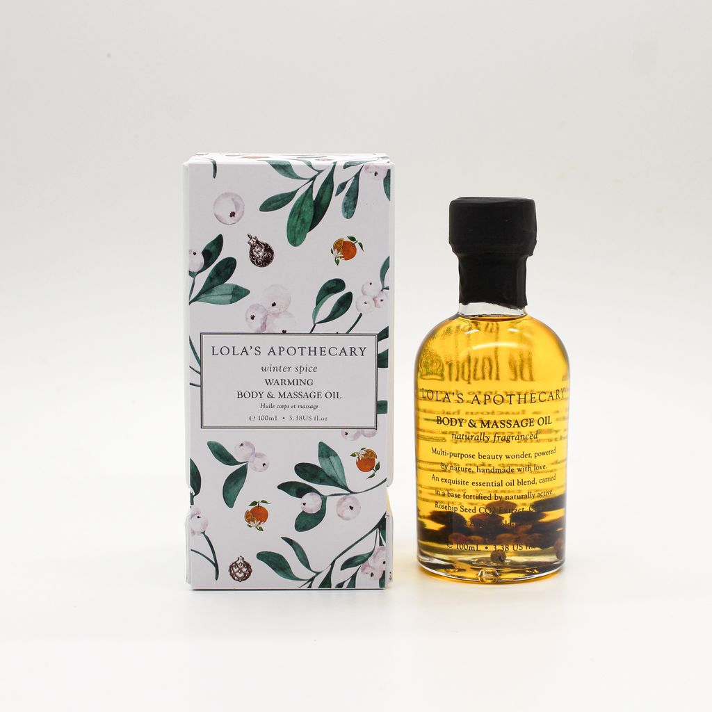 Winter Spice Warming Body & Massage Oil (seasonal packaging)