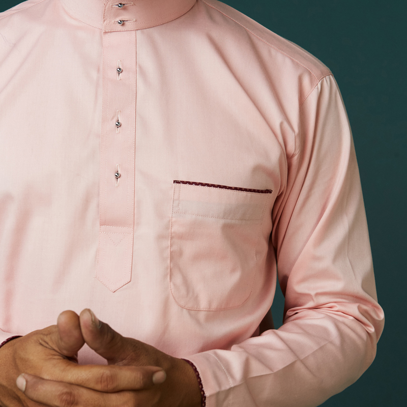 OQ Pink  Belacan  Baju  Melayu Collection OBLIQ