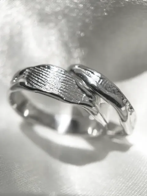 Ripple Fingerprint Ring 浪花指紋戒指2