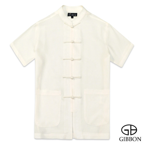 GIBBON吉朋-麻紗感涼夏透氣短袖唐裝-米白 M-3XL.png