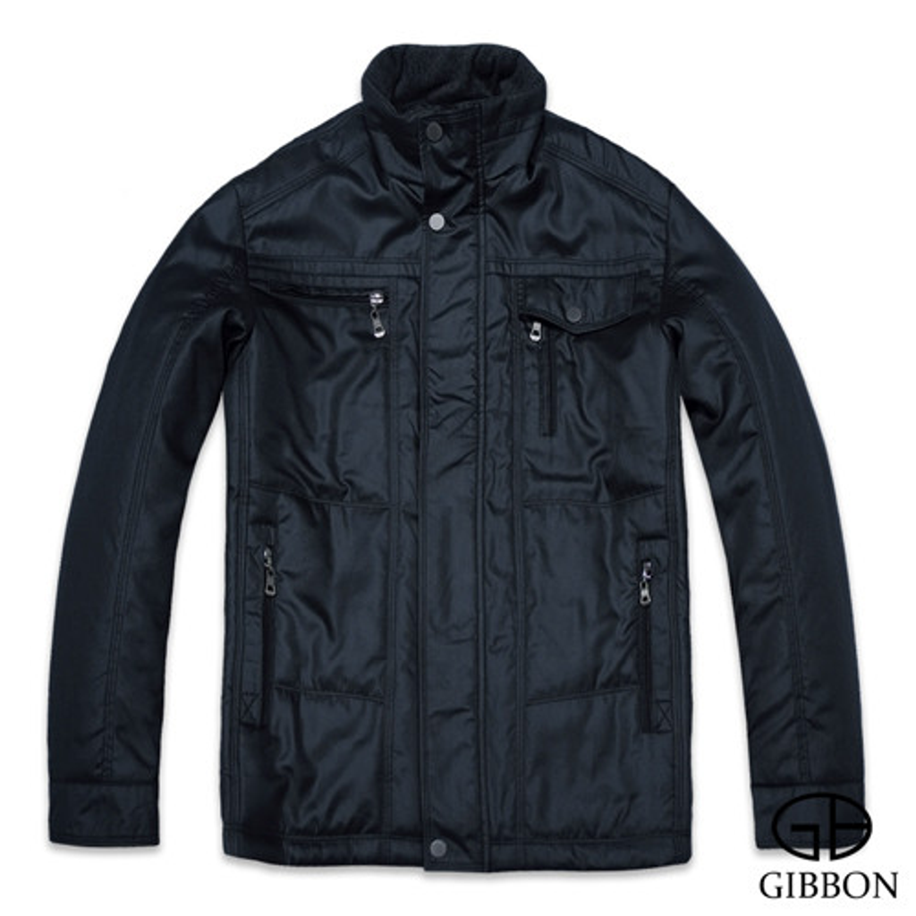 GIBBON吉朋-韓式亮面設計款輕暖外套-黛黑色 M-XL.png