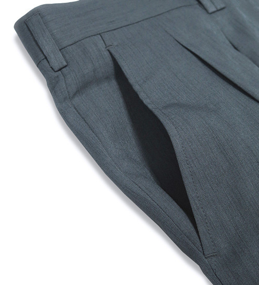 GIBBON吉朋-大尺碼雨絲紋透氣打摺西裝褲-灰藍 48-561.png