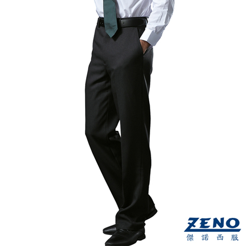 ZENO傑諾-經典內刷毛保暖平面西裝褲-灰色 32-42.png
