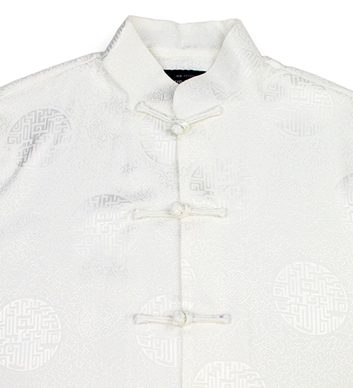 GIBBON吉朋-立領盤扣中性款古圖短袖唐裝-銀白 XS-3XL1.png
