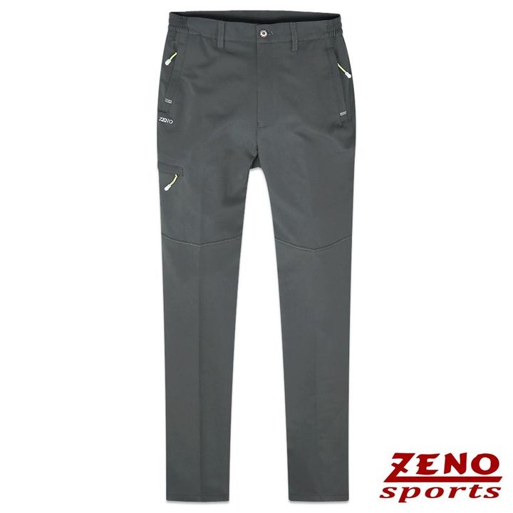 ZENO 抗UV速乾戶外休閒鬆緊長褲‧灰色