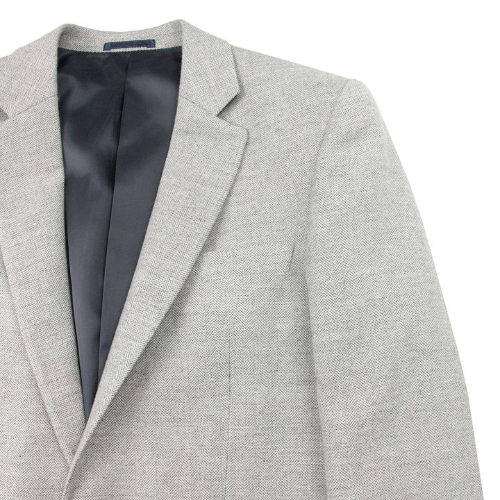 GIBBON 典雅質感羊毛獵裝外套‧淺灰
